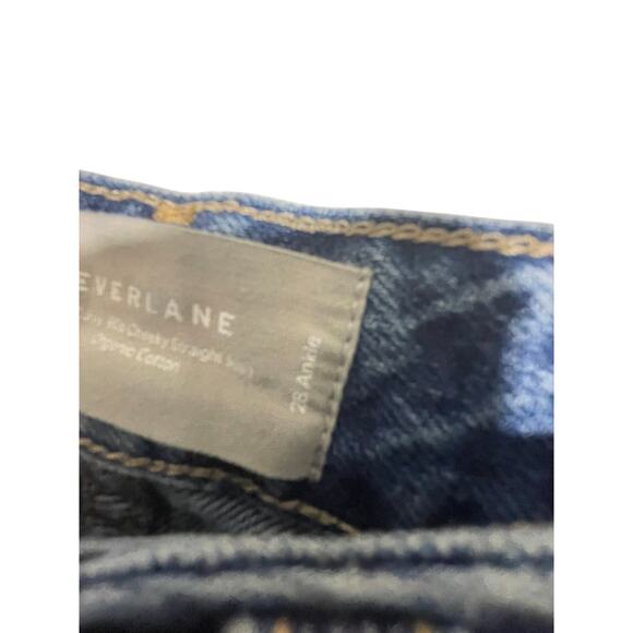 Everlane The Curvy 90s Cheeky Straight Jean 28 Ankle Western Dad Grandpa Rodeo - Picture 5 of 7